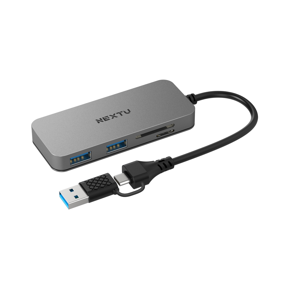 Type-C to USB3.0x2P 카드리더기 어댑터