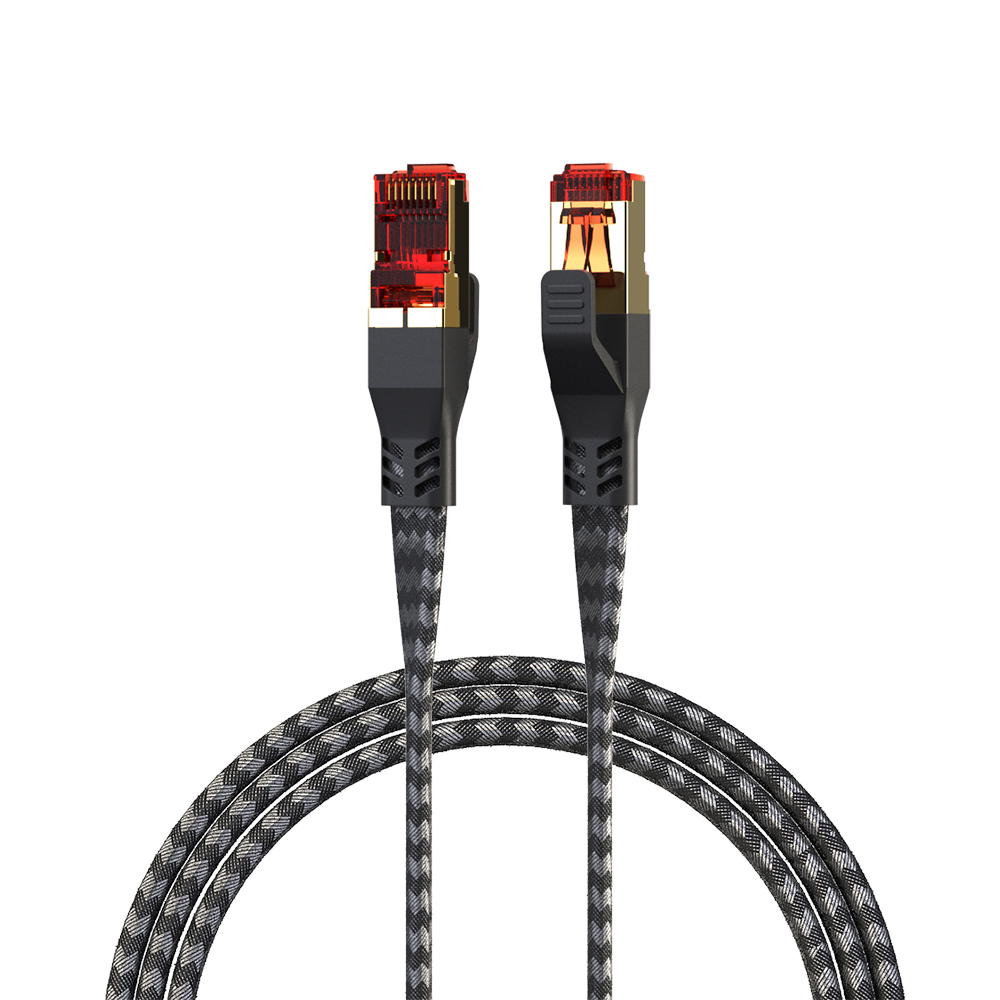 케몬드 CAT8 FTP 플랫 랜케이블 인터넷 연결 선 3M