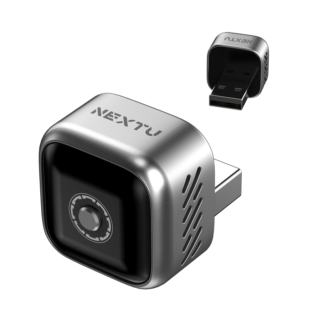 카본스 CP1 무선 안드로이드 오토·애플 카플레이 초소형 큐브형 미니 동글 - 2인 사용자 전환 버튼 지원