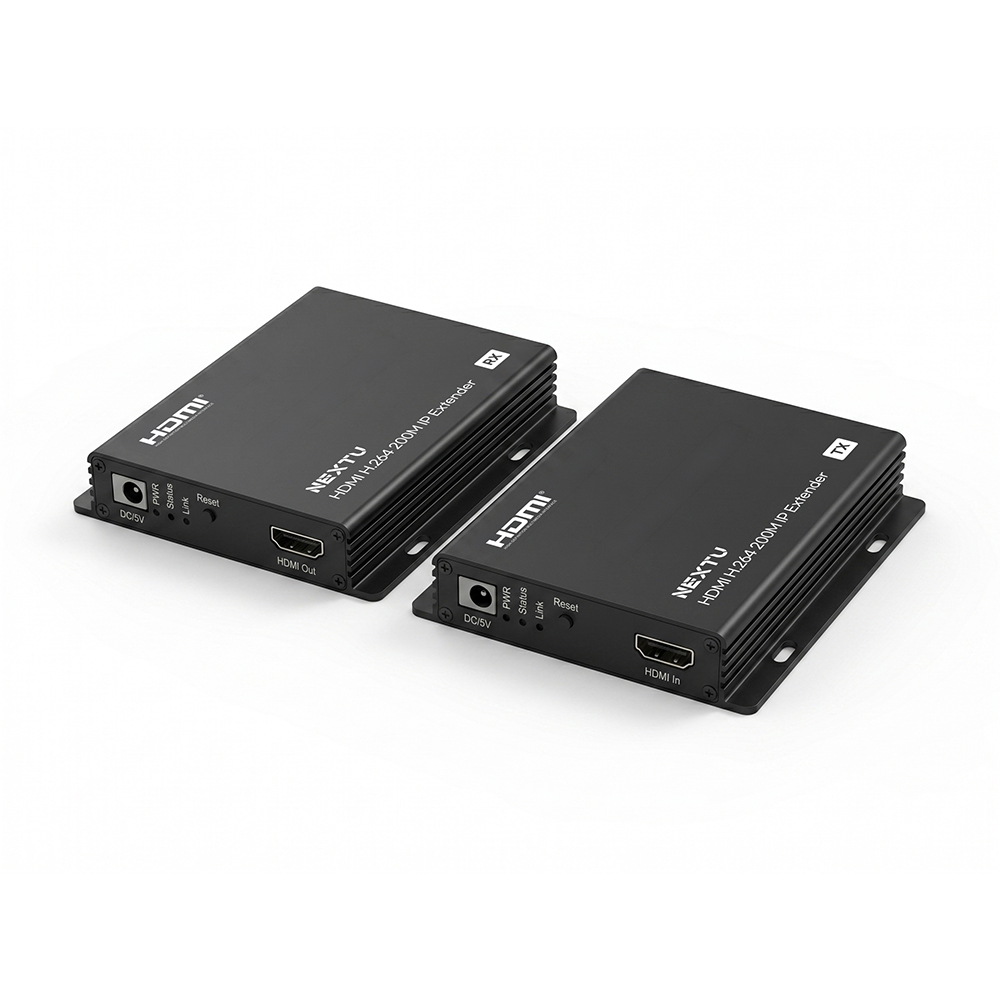 리파인 H3 HDMI H.264 리피터 200M UTP 거리연장기 익스텐더 송수신기 세트