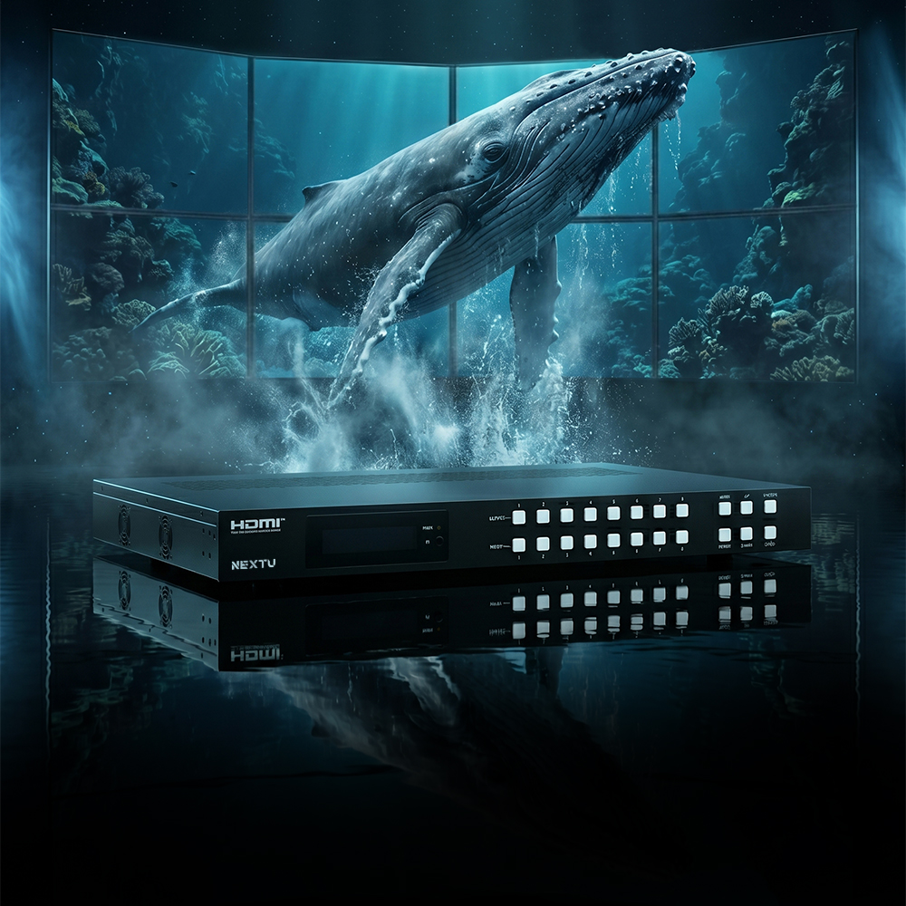 매트라 SMW1 8X8 HDMI2.0 비디오월 멀티뷰 지원 심리스 매트릭스