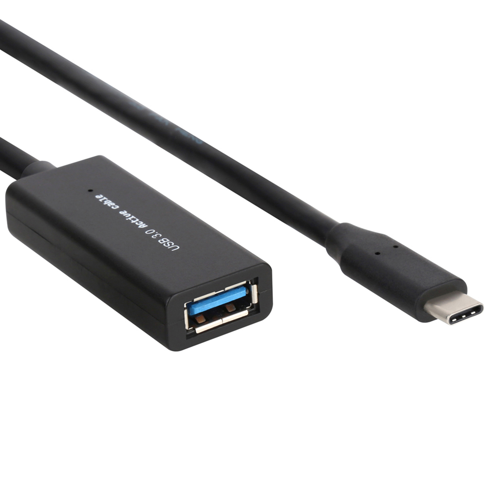 Type-C to USB3.0 보조전원소켓 거리연장 케이블 5M 