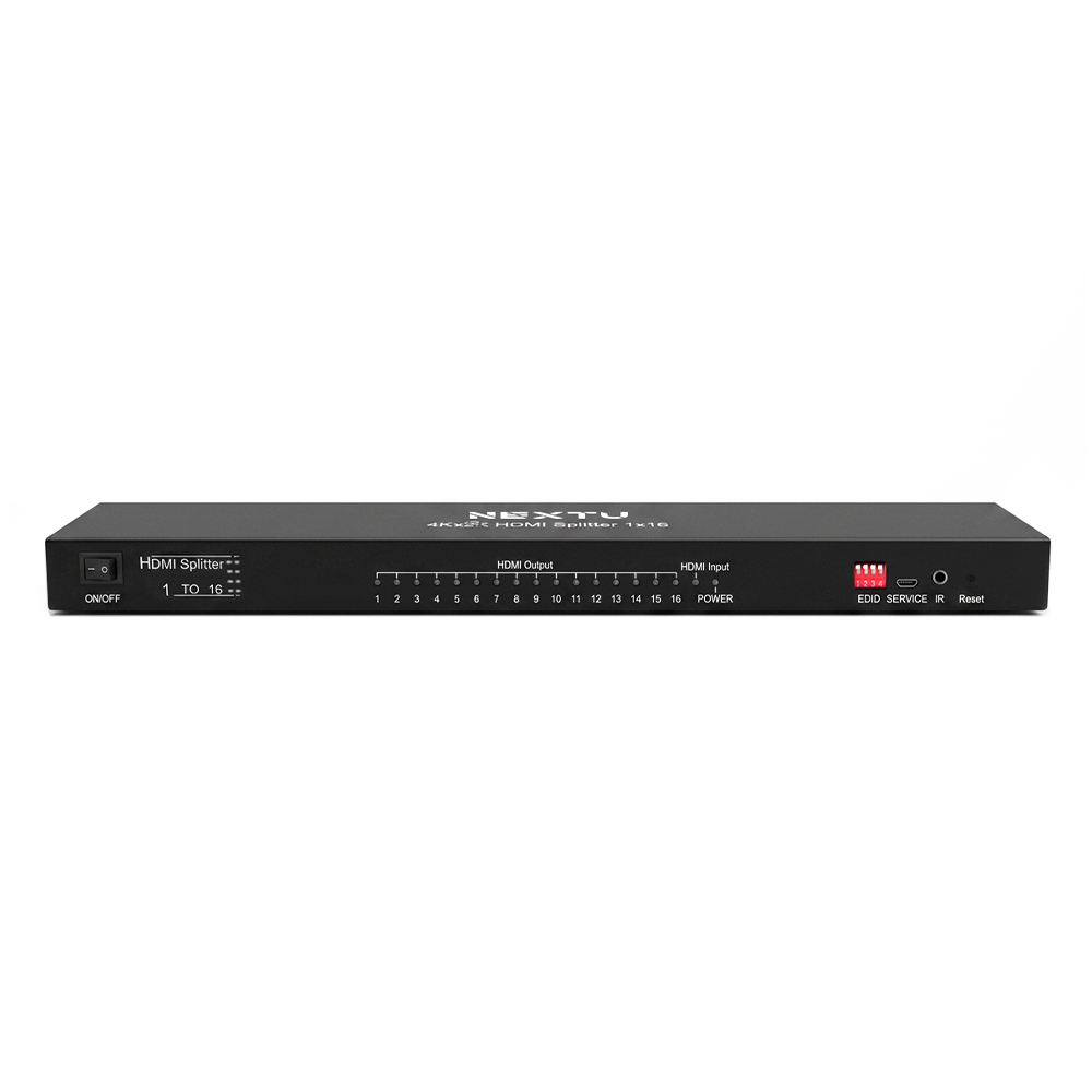 UHD 16포트 HDMI 분배기 4K 딥스위치